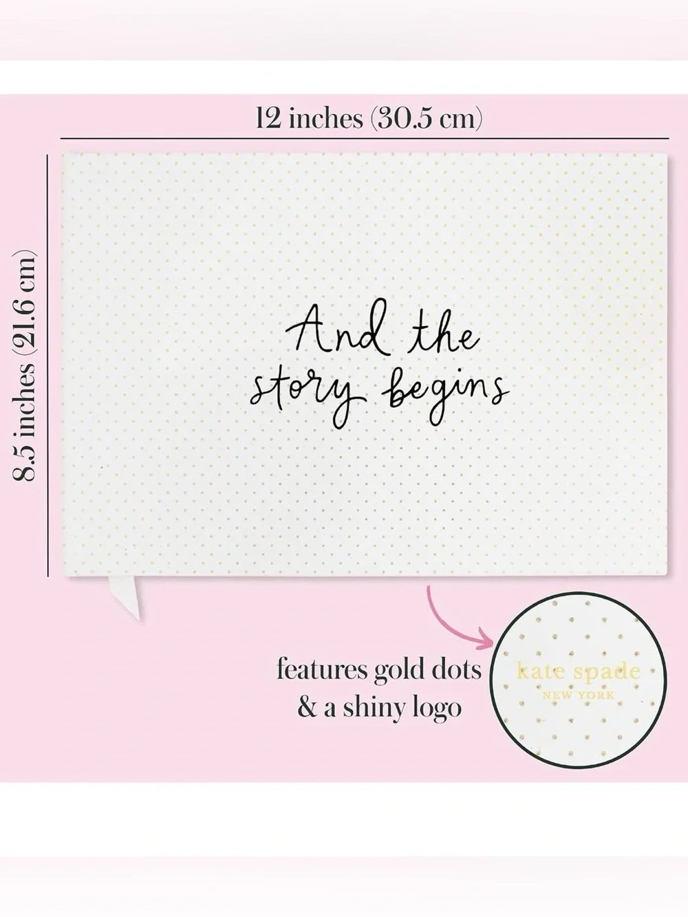 👰‍♀️👰‍♀️Kate Spade New York signature wedding guestbook- NEW